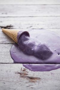 Spilled Lilac Ice Cream